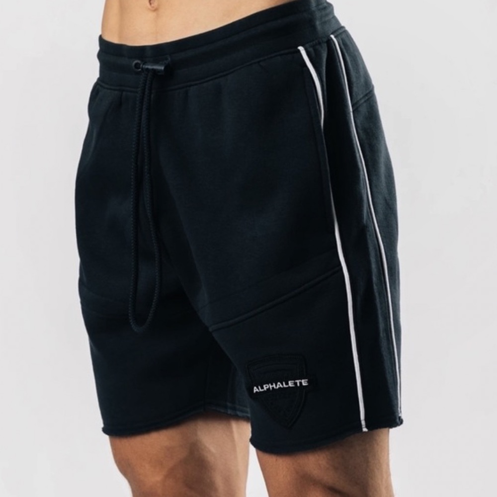 ALPHALETE black varsity short